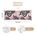 thumbnail image 2 of Body Pillow Cover - Soft Body Pillow Pillowcase, Simple Cute Snake Flower Pink Breathable Long Body Pillow Case Cover with Invisible Zipper 20x60in, 2 of 5