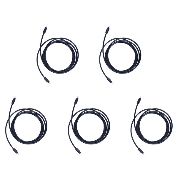 5X Digital Fibra ÓPtica ÓPtica Audio SPDIF DVD TosLink Cable Longitud del Cable: 2 M