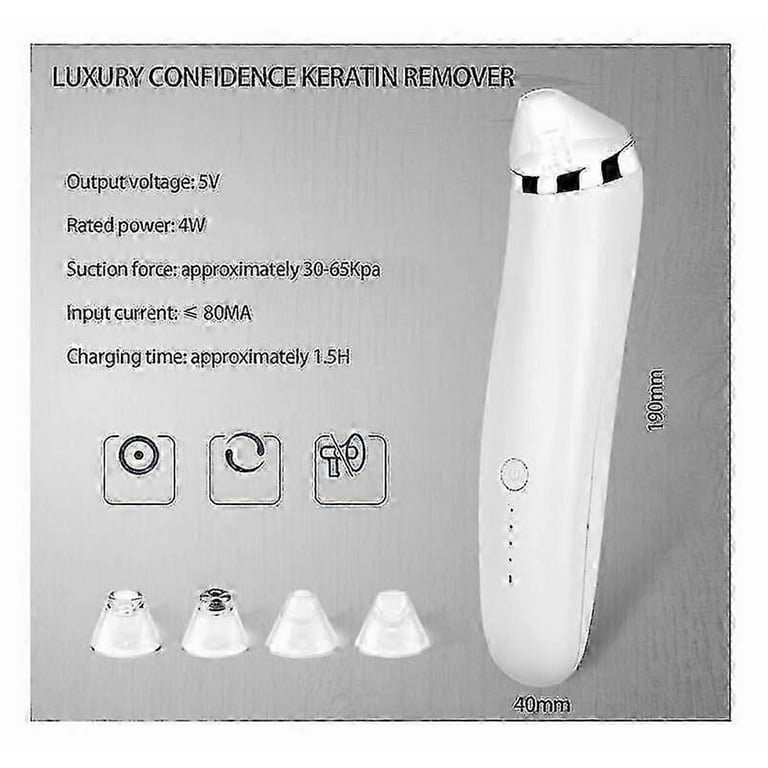 Luxury Confidence Keratin & Blackhead Remover - Electric Luxury Confidence Keratin & Blackhead Remover - Electric