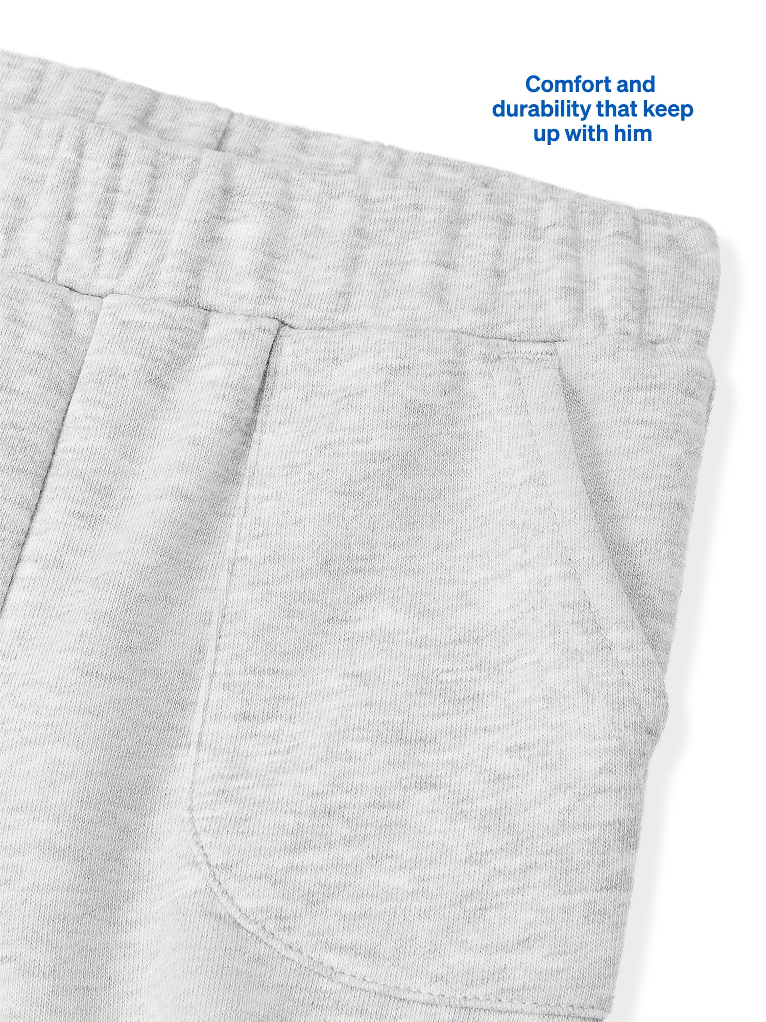 Garanimals Baby & Toddler Boys French Terry Pull-On Shorts, Single & 3-Pack, Sizes 0-6T