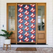 Stay-Puft-Ghostbusters Door Cover Decorated Banner Tapestry Home Decoration Holiday Party Supplies Door Banner Porch Sign Banner 72.8 x 35.4 Inch