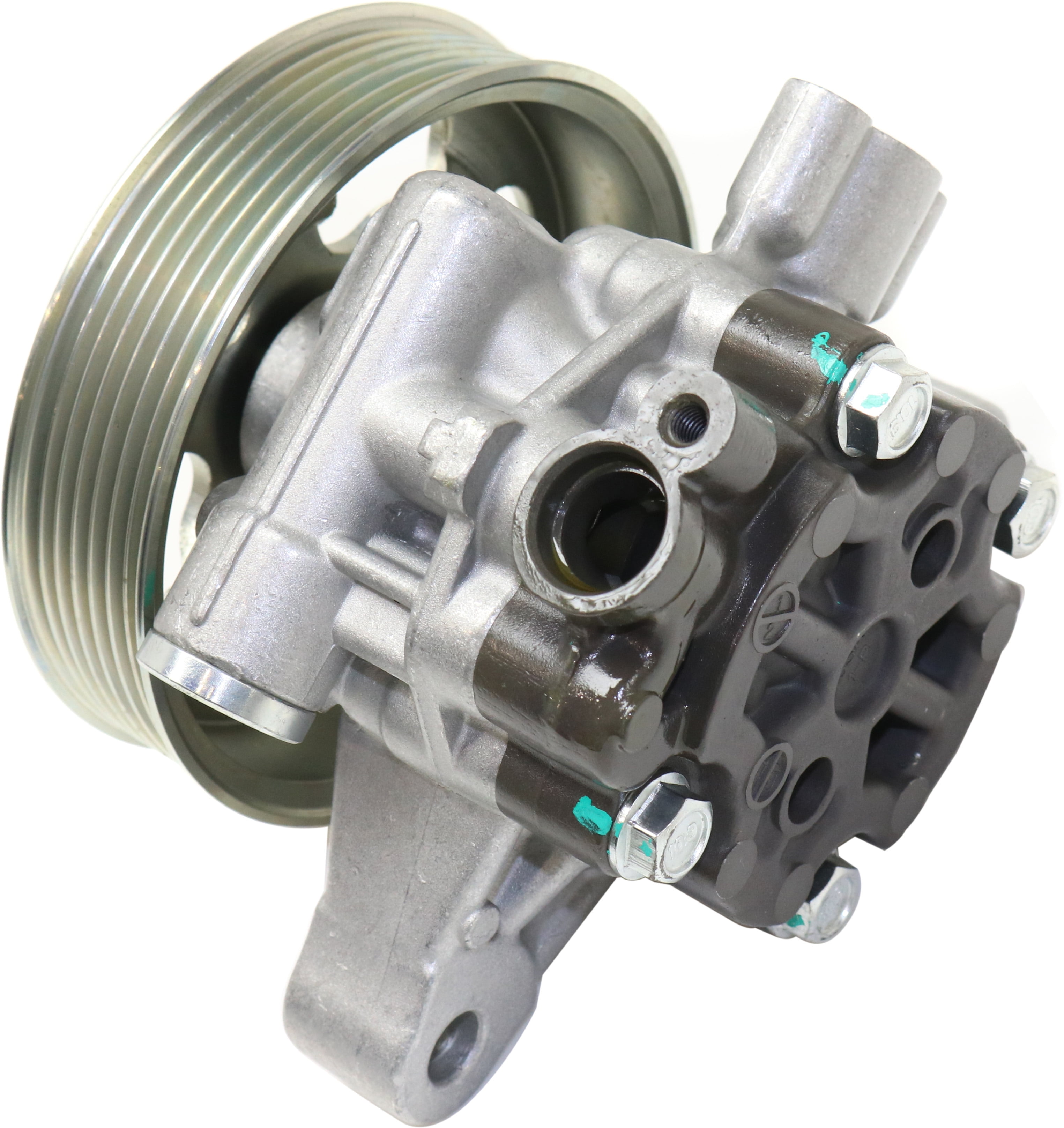 Power Steering Pump Compatible with 2008-2012 Honda Accord 4Cyl 2.4L With Pulley