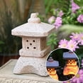 thumbnail image 1 of Fiudx Estatua de Pagoda Solar, Luz Led Cálida, Resina, Decoración de Jardín Exterior, Recarga Automática, Decoración de Jardín Zen, Fácil Instalación, 17,5 X 11 X 11 Cm, 1 of 6