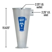 Oneida Air Systems Dust Deputy 2.5 DIY Cyclone Separator, Accessory Only