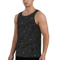 thumbnail image 2 of Xecao Spider Web Black Men's Tank Top Workout Quick Dry Sleeveless Gym Jogging Muscle Shirts Summer Swim Beach Tops, 2 of 9