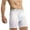 White, variant on Hinvhai Pants for Men Men's boxer Cotton Briefs Sexy Underwear Shorts Black 8(L)