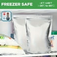 thumbnail image 4 of 100 Pack 10.2 Mil Mylar Bags for Food Storage - 10"*14"/ 7"* 10"/ 5"*7" Resealable Zipper Mylar Bag for Long Term Food Storage, 4 of 9