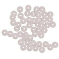 thumbnail image 2 of 50pcs Guitar Strap Block Safety Strap Lock Washer Gaskets Strap Lock Block White, 2 of 9