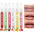 thumbnail image 1 of 6 Color Fruit Flavored Lip Gloss Set Hydrating Roll-On Lip Gloss Glossy Lip Gloss Party Favor Set, 1 of 5