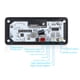 thumbnail image 4 of Tablero Decodificador 12V Bluetooth-compatible 2 X 40W 80W Amplificador Car MP3 Decoder Board (Negro), 4 of 9