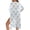 Blue Bow Floral, variant on Butterfly Sunflower Pattern Beach Cover Ups for Women Kimono Swimsuit Cover up Open Front Cardigan Bikini Coverups Summer Swimwear Coverup Casual Loose Resort Wear