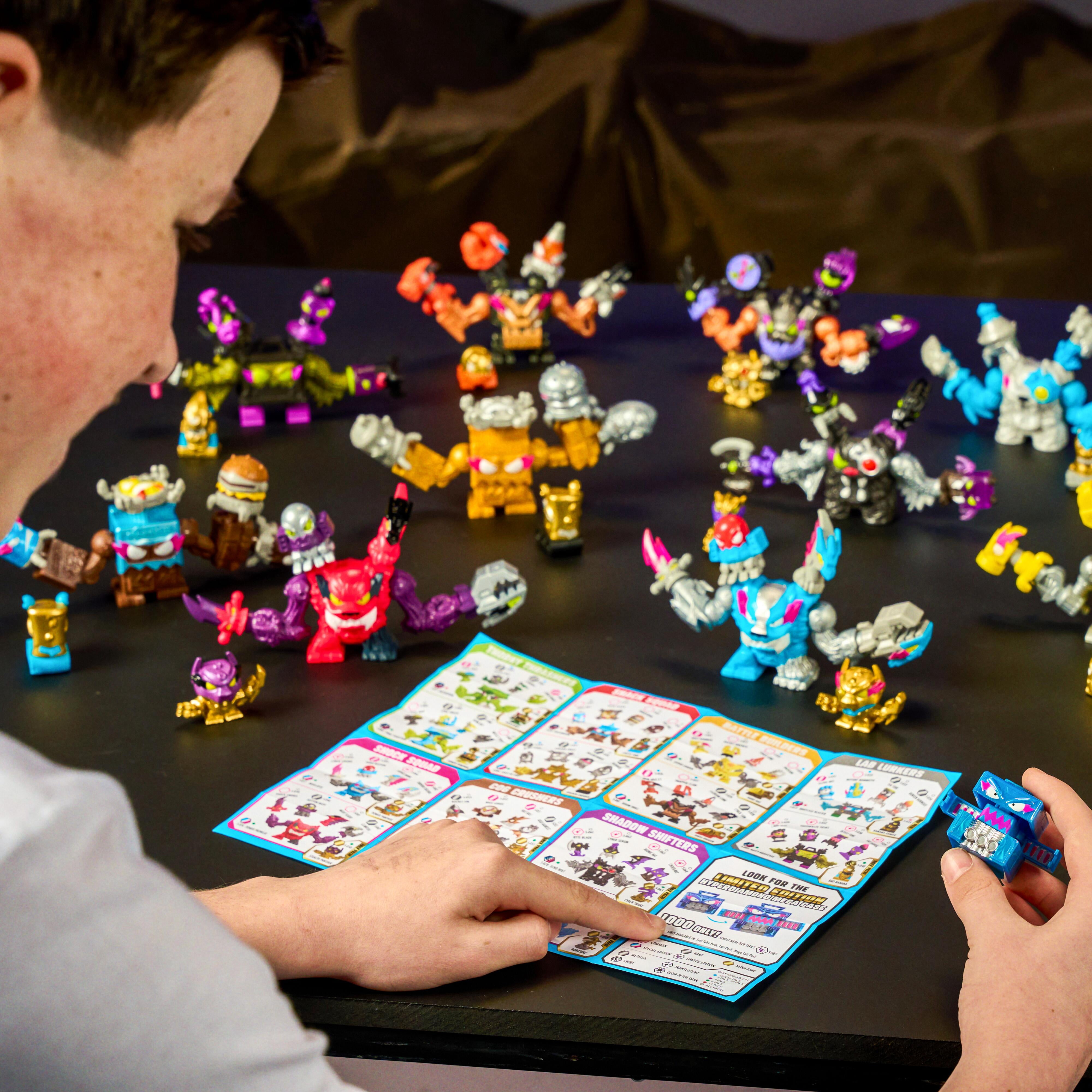 MrBeast Lab Swarms MEGA‑TECH Series: Six pack Includes 5 Micro Beasts, 1 MEGA Swarm, Ages 5+