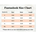 thumbnail image 6 of Fantaslook Summer Dresses for Women Short Sleeve Pleated Floral Dresses Tunic Crew Neck Shirts Dress, 6 of 6