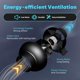 thumbnail image 3 of Ventilador iPower de 4 pulgadas y 195 CFM con conductos de 8 pies, negro, 3 of 7