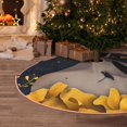 thumbnail image 4 of Salouo Elegant Lady With Hat Christmas Tree Skirt 36" Farmhouse Christmas Decorations Snowman Xmas Tree Skirt Tree Mat for Holiday Party Decor, 4 of 8