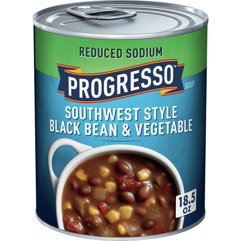 Progresso Reduced Sodium Soup, Southwest Style Black Bean & Vegetable