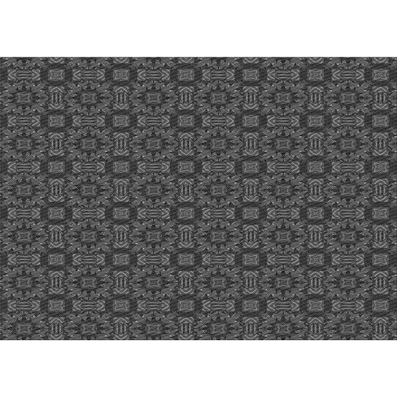 Ahgly Company Indoor Rectangle Patterned Oil Black Area Rugs, 8' x 12'