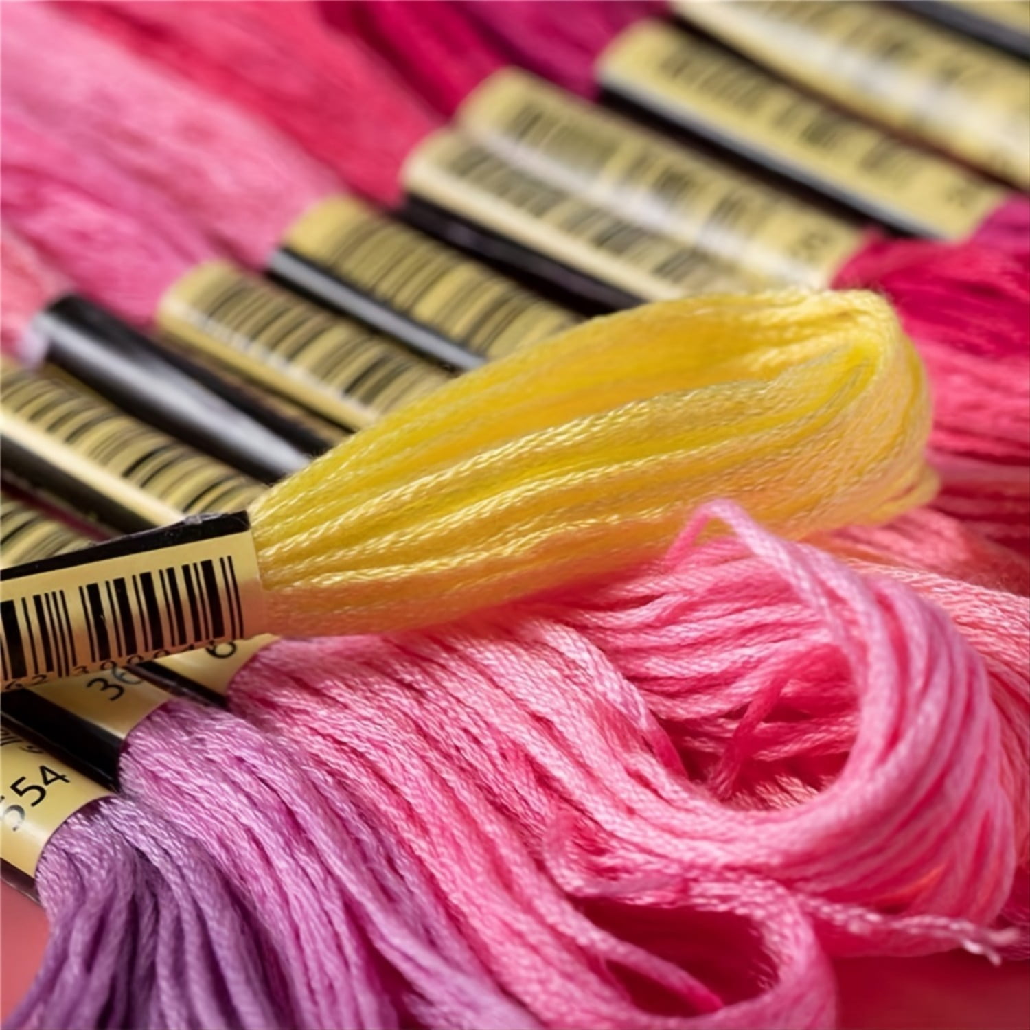 100 Colors Embroidery Thread 8M Cross Stitch Thread Sewing Skeins Embroidery Floss Kit DIY Sewing Thread
