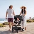 thumbnail image 4 of AILEEKISS 3-in-1 Convertible Baby Stroller with Big Seat and Adjustable Canopy, 24 Pound, Black, 4 of 13