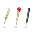 thumbnail image 4 of Xingzhi 2 Pieces Center Pin Punch Automatic Center Strike Spring Loaded Window Breaker Drilling Marking Tool, Yellow, without Cap, 4 of 9