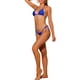 thumbnail image 3 of Conjuntos de bikini de tirantes para mujer, 2 piezas, con cordón, parte inferior tipo tanga triangular, trajes de baño básicos, traje de baño X-Large azul real, 3 of 4