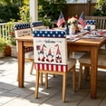 thumbnail image 4 of Aufmer 4th Of July Dining Chair Cover Gnome Star Butterfly Printed Polyester Slipcover Patriotic Decorative Chair Protector For Kitchen Living Room Holiday Layout, 4 of 6