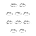 thumbnail image 3 of Qarigey Anillo abierto con letras mayúsculas, anillos de compromiso elegantes seguros para interiores y exteriores, hogar, viajes, joyería de Type2 NO2, 3 of 6