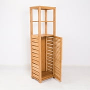 NewRidge Home Bamboo Tiered Tower with Door