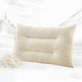 thumbnail image 1 of Bdday Throw Pillows for Couch Natural Rubber Pillow Core with Two-Way Concave Shape Close To The Cervical Vertebrae Neck Protection Pillow Decor Pillows, 1 of 9