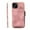 Pink, variant on Crossbody Wallet Case for iPhone 14 Plus, Zipper Pocket Case with Card Holder, PU Leather Protective Cover Case with Kickstand Detachable Wrist Strap Lanyard for 6.7", Pink