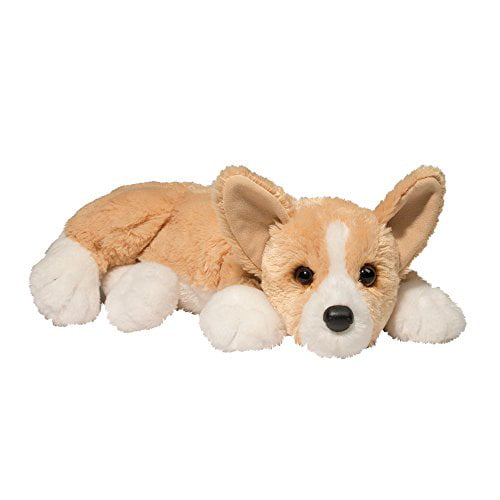 Tan Welsh Corgi Douglas Cuddle 10.5" plush LOUIE dog stuffed animal toy 