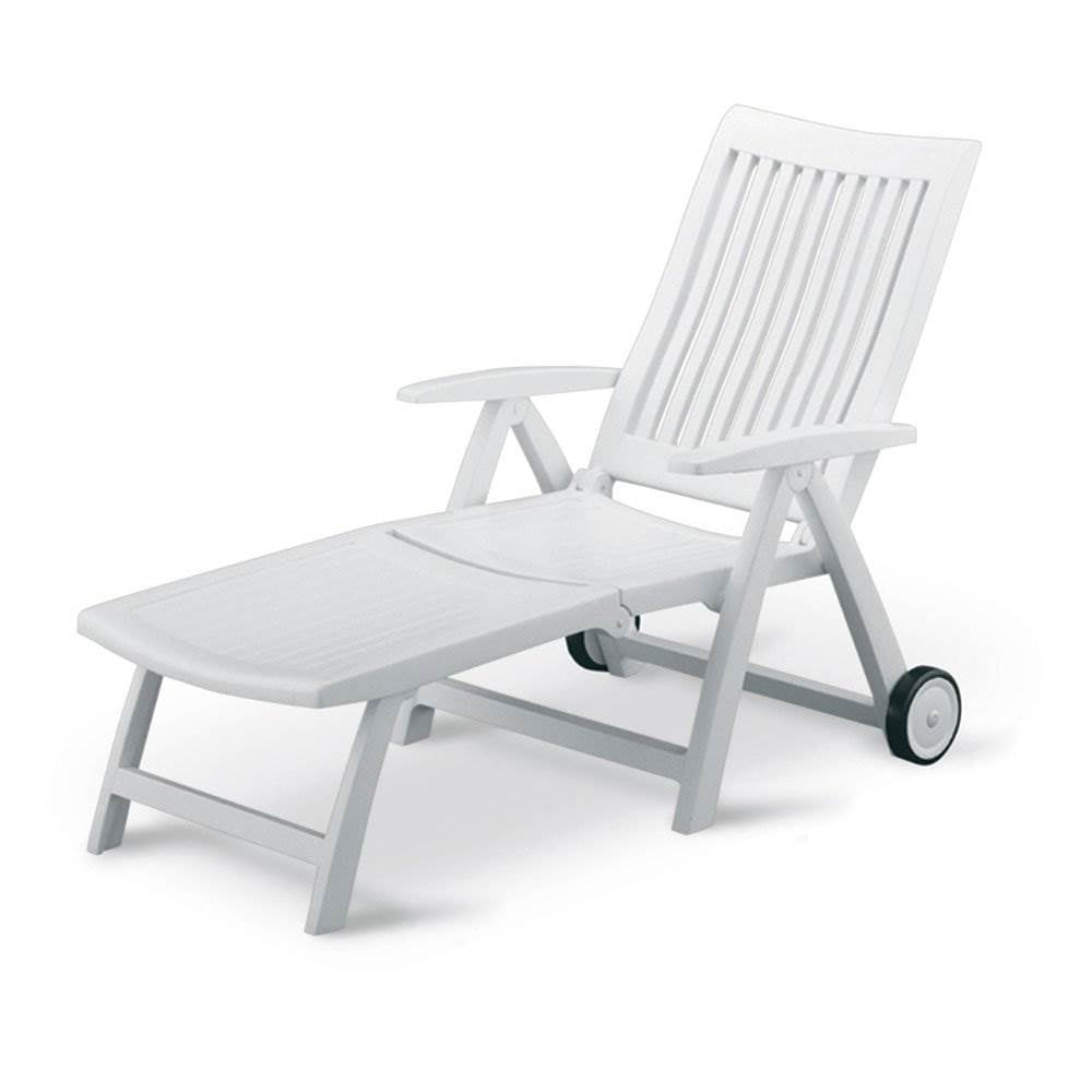 Kettler Roma Durable Resin 4 Position High Back Foldable Patio Backyard Chair 
