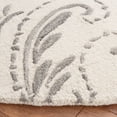 thumbnail image 3 of SAFAVIEH Jardin Salome Leaves Area Rug, Ivory/Gray, 6' x 6' Round, 3 of 8