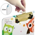 thumbnail image 4 of FMSHPON Owls Clipboard Hardboard Wood Nursing Clip Board and Pull for Standard A4 Letter 13x9 inches, 4 of 8