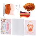 thumbnail image 1 of Needle Felting Kit, Bright Colors Wool Felt Crafts Exquisite Simple Operation with Drawing for Handicrafts Making for DIY Decorations 206# Blue,207# Coffee,208# Light Brown, 1 of 7