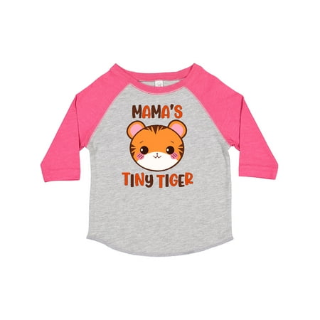 

Inktastic Mama s Tiny Tiger Cute Baby Tiger Design Gift Toddler Boy or Toddler Girl T-Shirt