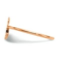 thumbnail image 3 of 14K Rose Gold Ring Band Themed Polished Cross, Size 8, 3 of 5
