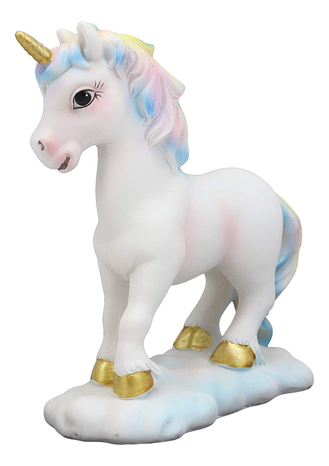 Ebros Gift Ebros Pastel Colors Majestic Rainbow Mane Unicorn Mare