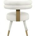 thumbnail image 2 of Meridian Furniture Fitzroy Velvet Dining Chair, Cream (Set of 2), 2 of 7