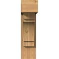 thumbnail image 2 of Ekena Millwork 7 1/2"W x 24"D x 28"H Merced Block Smooth Bracket w/ Offset Brace, Western Red Cedar, 2 of 25