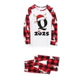 thumbnail image 1 of Birdeem Christmas Family Pajamas Set, Plaid Print for Man Daddy, Pajama Pants & Tops, 1 of 2
