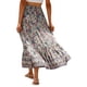 thumbnail image 4 of Faldas largas florales vintage para mujer, estilo bohemio, con cintura elástica, corte A, holgadas, para playa y verano., 4 of 7