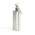 thumbnail image 2 of Ludlz 2oz Stainless Steel Keychain Flask Mini Wine Bottle Stainless Steel Liquor Hip Flask with Screw Cap Portable, 2 of 6