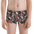 thumbnail image 5 of Yiaed Autumn Forest Mushrooms Print Boys' Boxer Briefs Cotton Casual Stretch Comfort Boys Boxers - Kids Boxer Briefs Underwear for Boys (6-18)-X-Large, 5 of 5