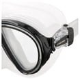 thumbnail image 4 of Visor Máscara Adulto CRESSI  Quantum Transparente/Negro Dos Lentes Transparentes Bajo Volumen Antiempañante, 4 of 6