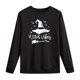 thumbnail image 1 of Moda mujer cuello redondo Casual manga larga Halloween impreso sudadera Tops blusa Pompotops  FGAJ6474, 1 of 4