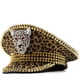 thumbnail image 1 of Gorra de béisbol Trucker de poliéster lisa con estampado de leopardo, 1 of 5