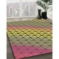 thumbnail image 3 of Ahgly Company Machine Washable Indoor Square Transitional Metallic Gold Area Rugs, 8' Square, 3 of 7