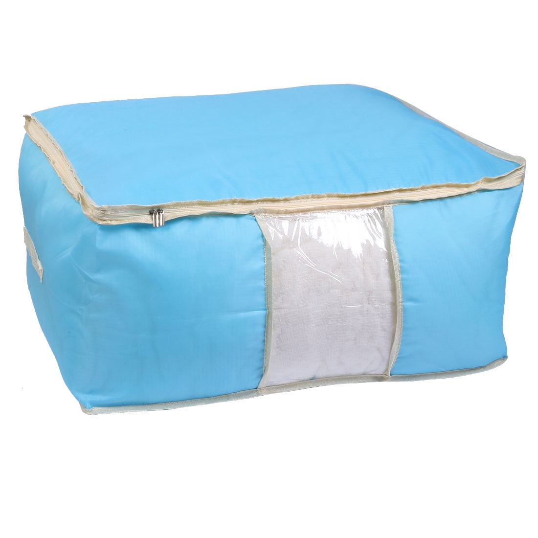 Zippered Bed Sheets Quilt Duvet Storage Bag Container Blue 55cm X