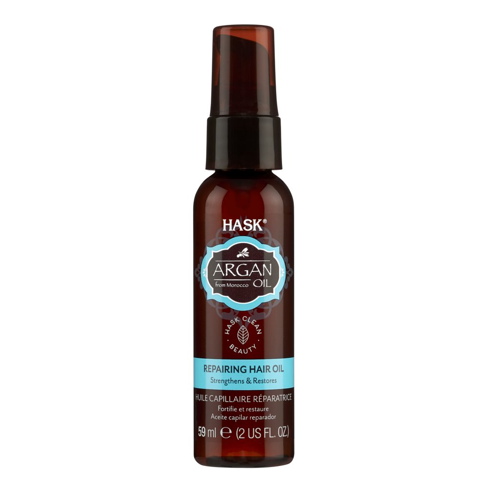 HASK Argan Oil from Morocco Repairing SulfateFree Shine Hair Oil, 2 fl